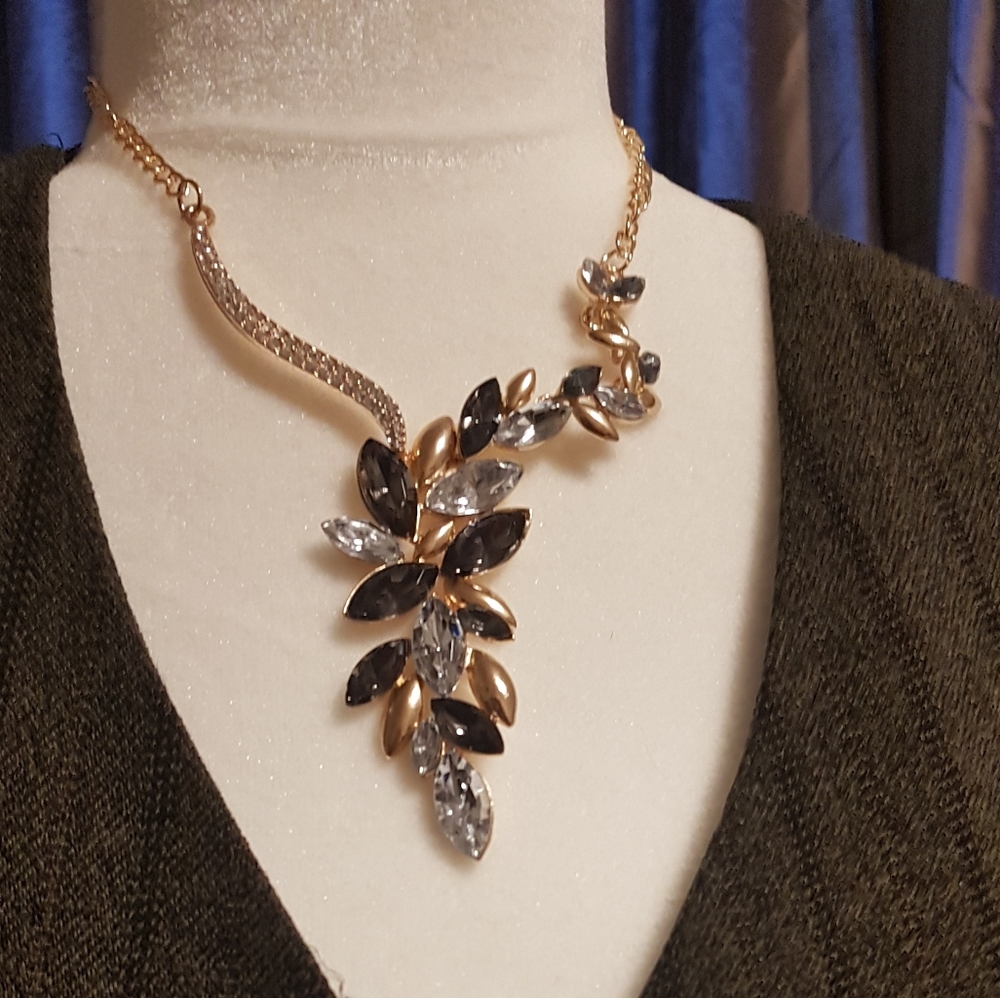Statement jewelry.